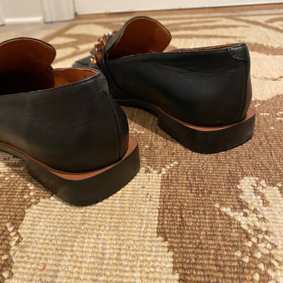 Angel Alarcon Flat Slip-On Tortoise Chain Link Loafers 40/9 - Picture 7 of 11